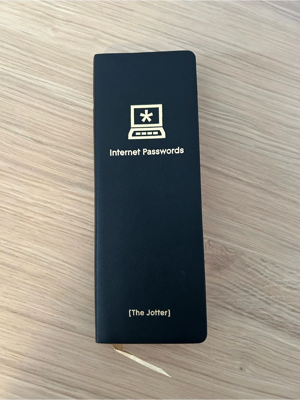 Internet Passwords The Jotter Notebook